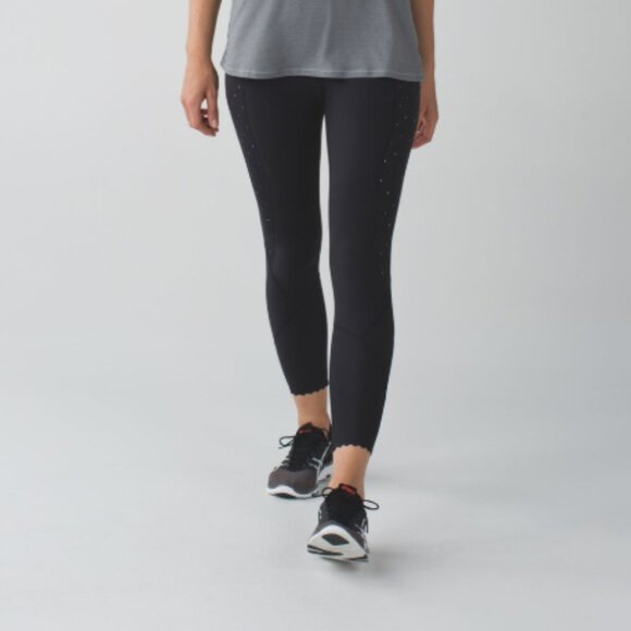 LULULEMON Tight Stuff Tight (Reflective) in Black / Night Fall Black Tricolor 6 - Picture 2 of 10